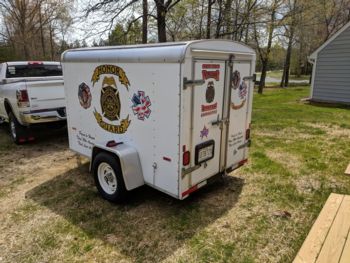 Another view of the SMVFA Honor Guard trailer