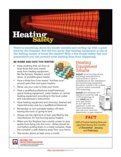 Heating Safety safety sheet (PDF)