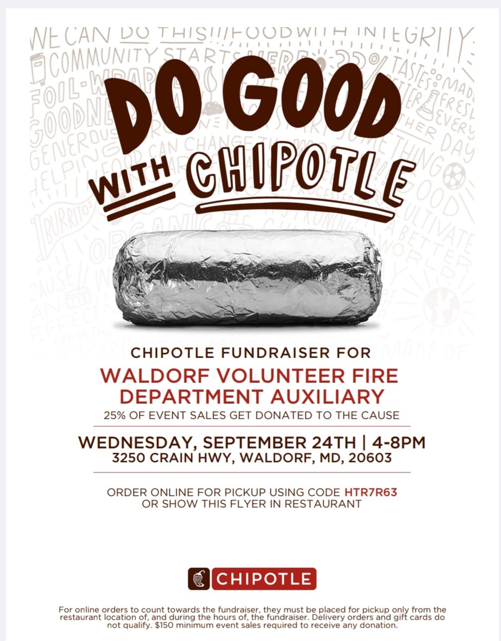 Chipotle Fundraiser