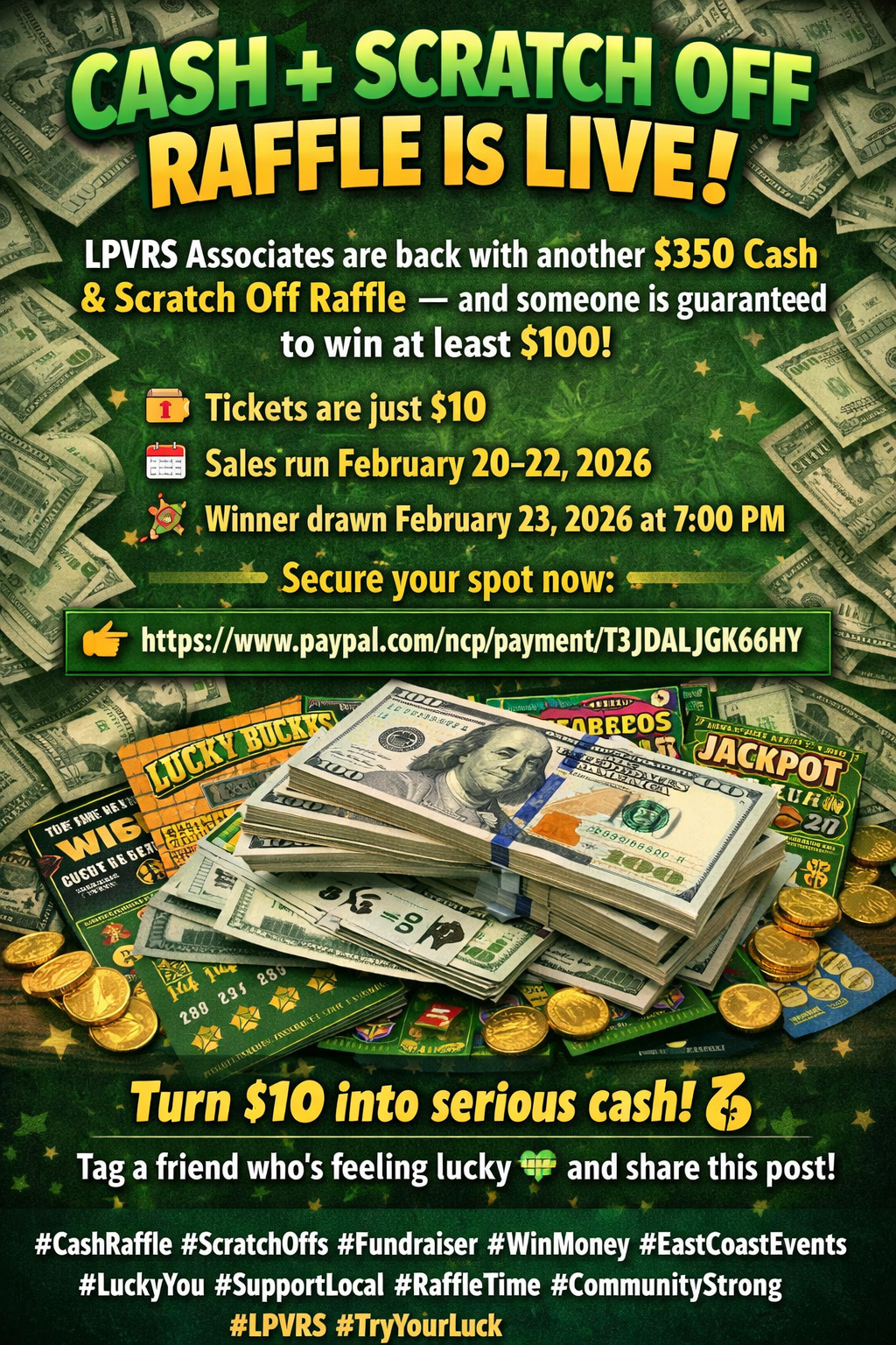 CASH + SCRATCH OFF RAFFLE - Southern Maryland Volunteer Firemen's ...