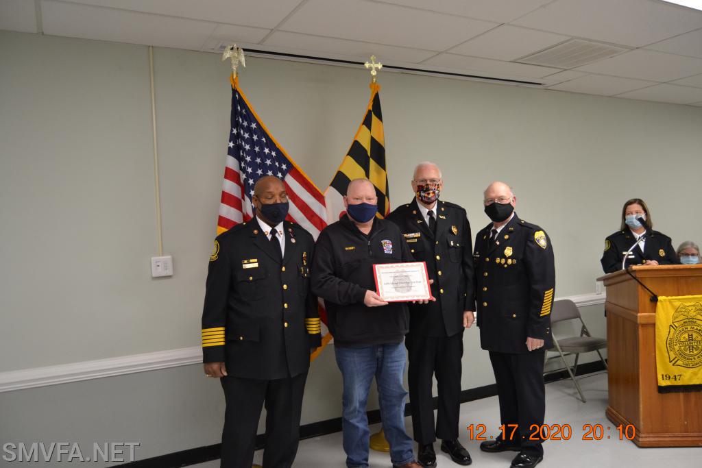 12/17/2020 Awards
at LVFD
H. Kelly