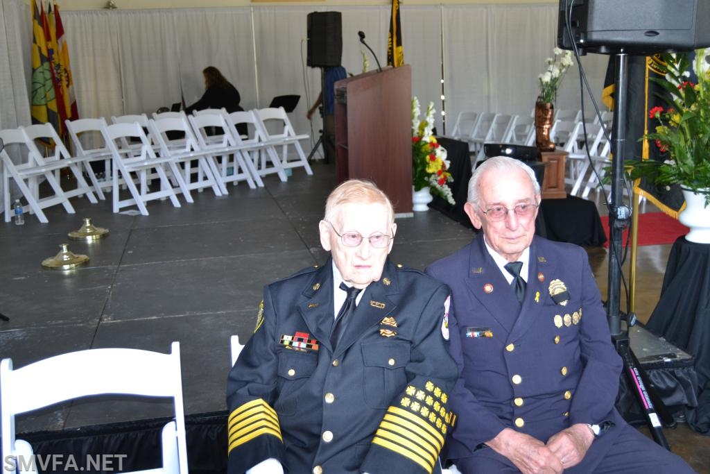 P P Horsmen and P P Abell from 2017 Memorial service
